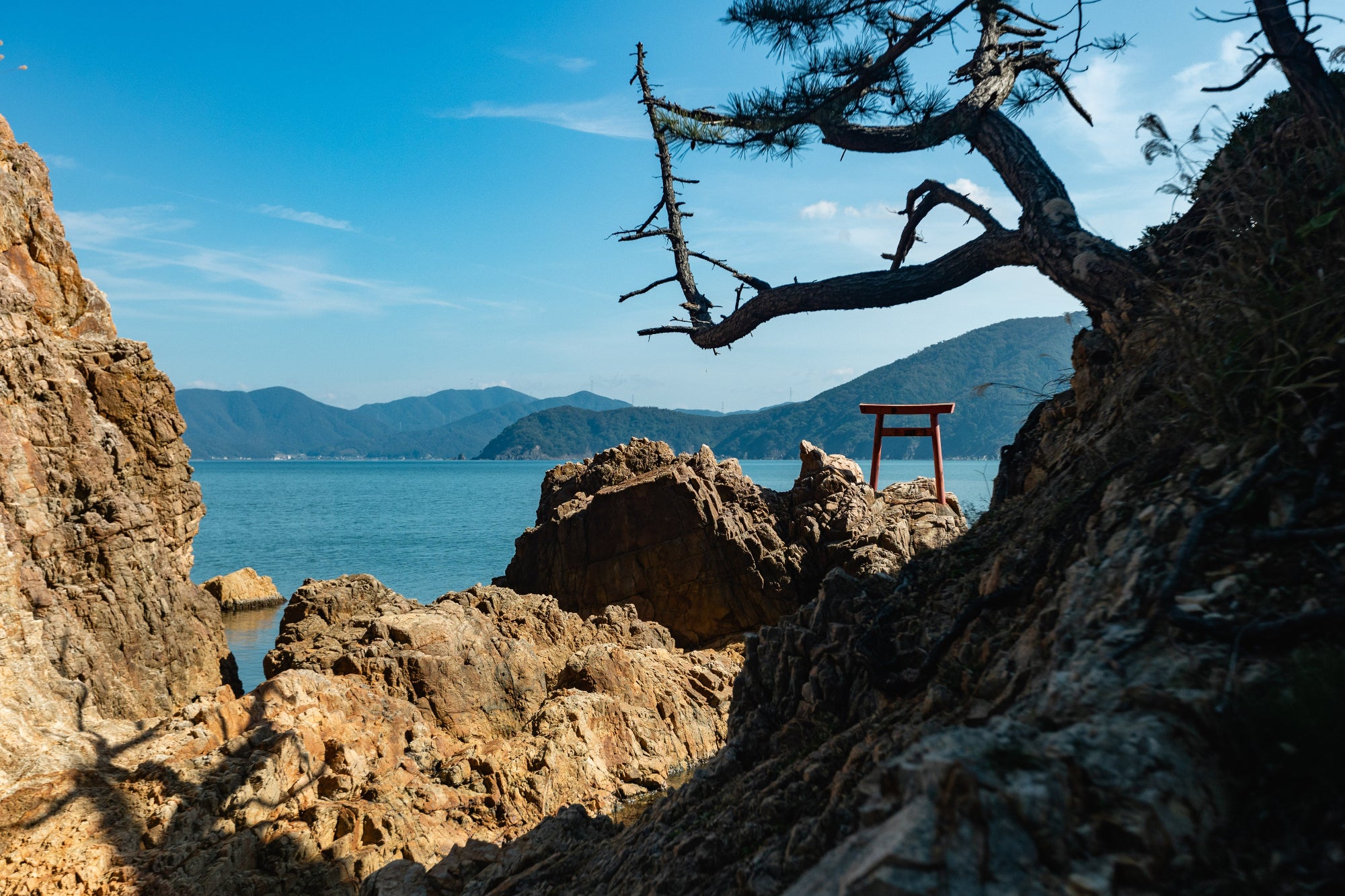 Torii sur la côte prefecture Kyoto Mihama