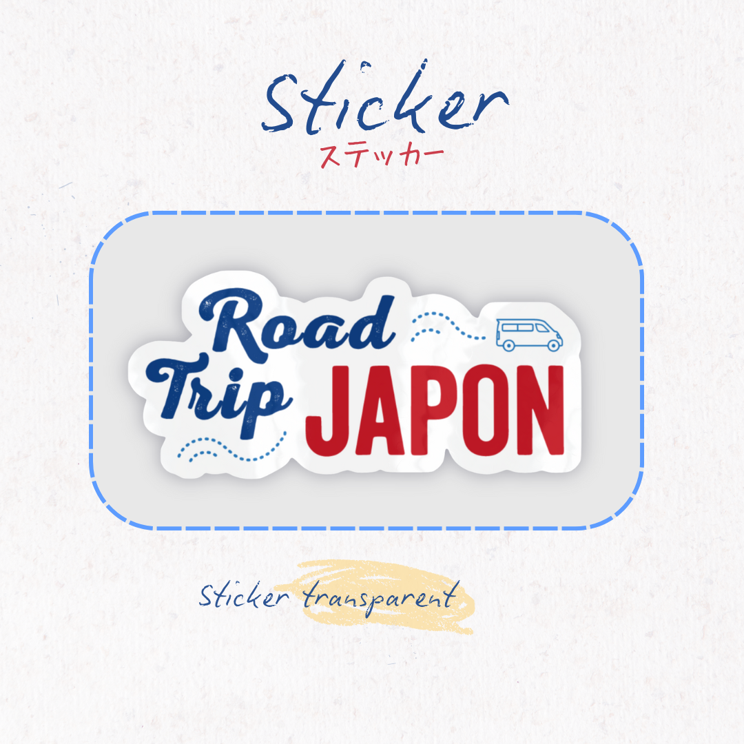 Sticker logo Road Trip Japon